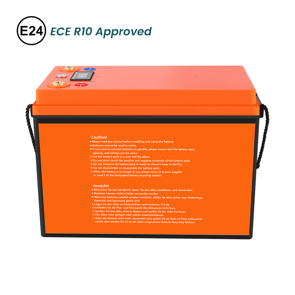 CREABEST LiFePO4 Battery 12V 200Ah for Campervan RV Solar Caravan Leis