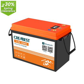 Creabest LiFePO4 Battery 12V 24V for Caravan RV Solar Leisure Marine. creabest