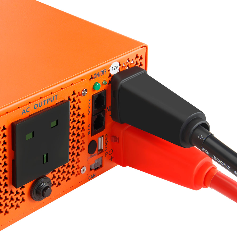 Small Inverter Rc CREABEST 3000W Inverter Charger 12V to 240V | RCD 100A UPS Campervan ...
